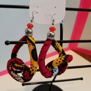 Cloth Print Earrings